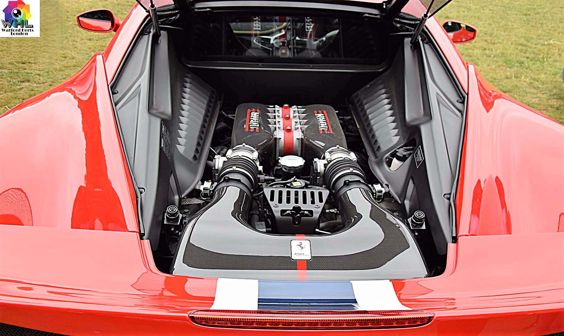 Ferrari rear Engine Chorleywood Classic & Ferrari Supercar Show Hertfordshire 2016