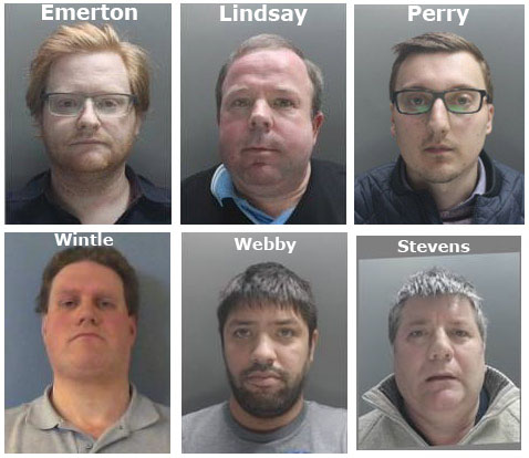 Members of a paedophile ring jailed for 35+ years following rape and abuse of children.