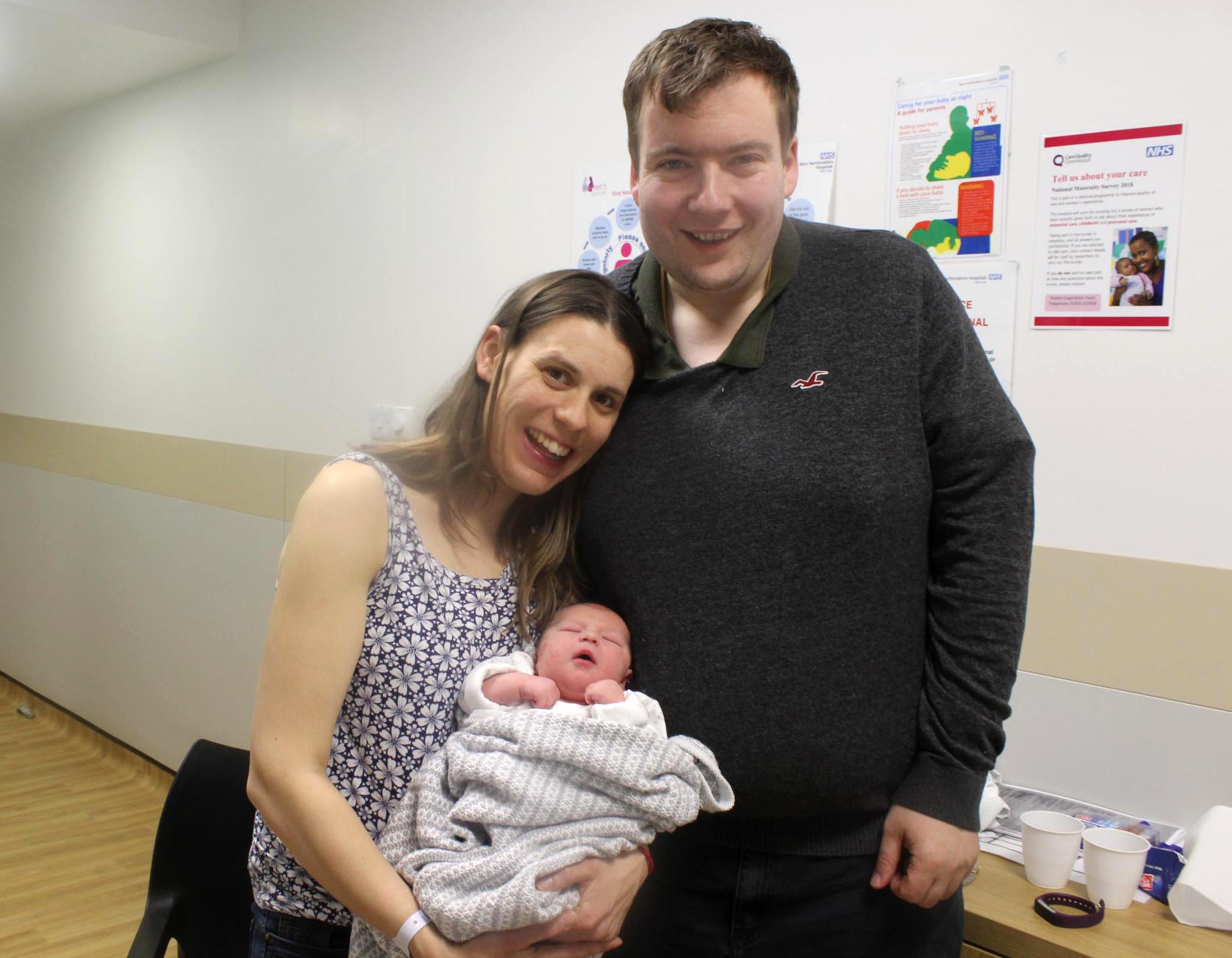 Woman unexpectedly gives birth in a hospital car park