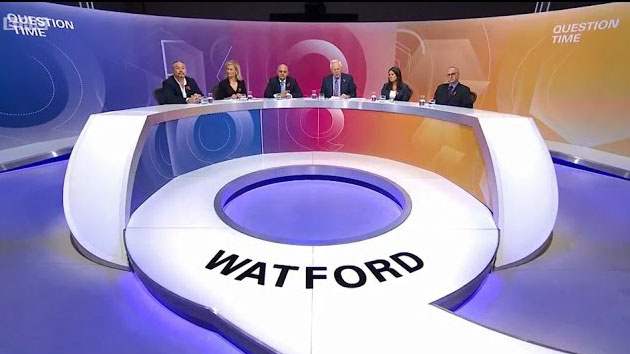 Question Time from Watford. 3rd of November 2016