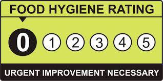 Food hygiene rating is '0': Urgent improvement necessary